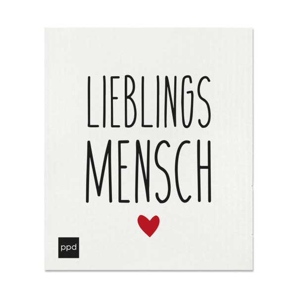Lieblings Mensch dishcloth