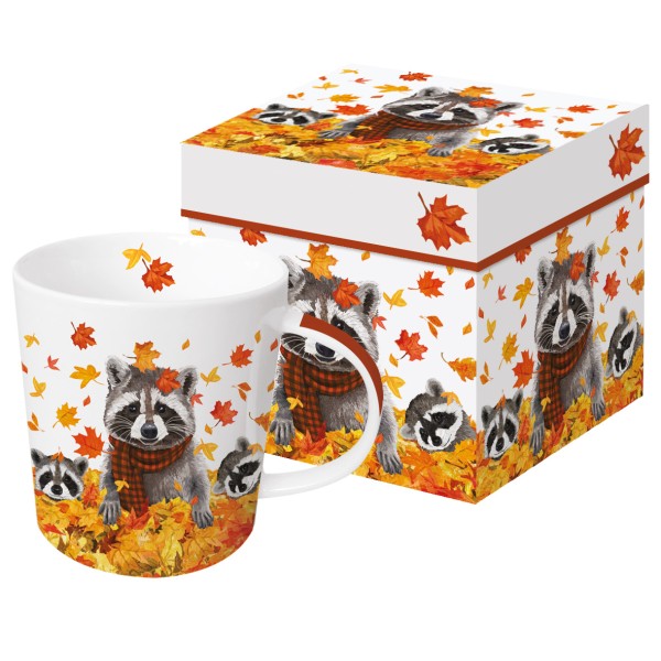 Rocky & Friends Trend Mug in a matching square gift box 350ml New Bone China