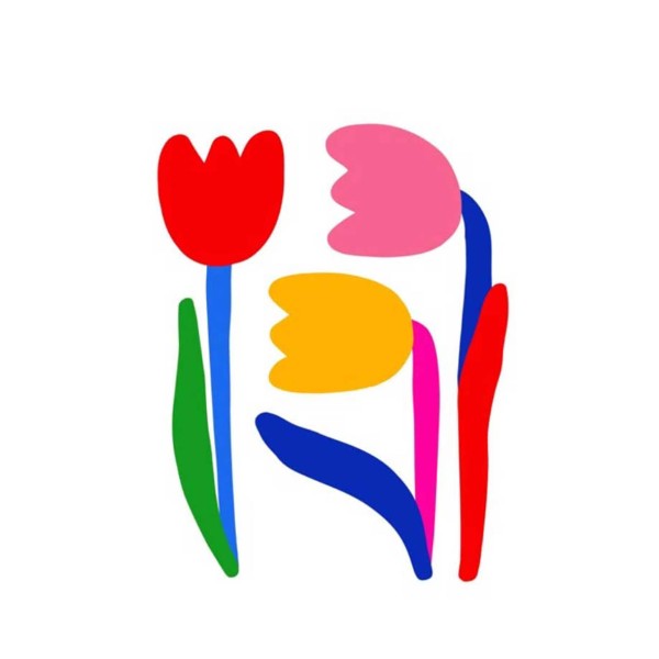 Tulipes Lunch Napkins 33x33