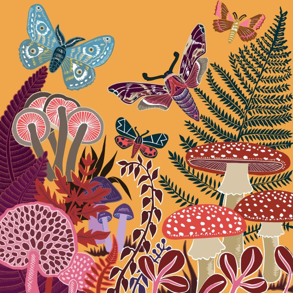 Autumn Forest Cocktail Napkins 25x25 cm