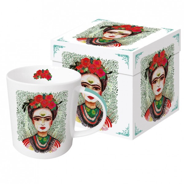 Frida: Memory the Heart Trend Mug in a matching square gift box 350ml New Bone China
