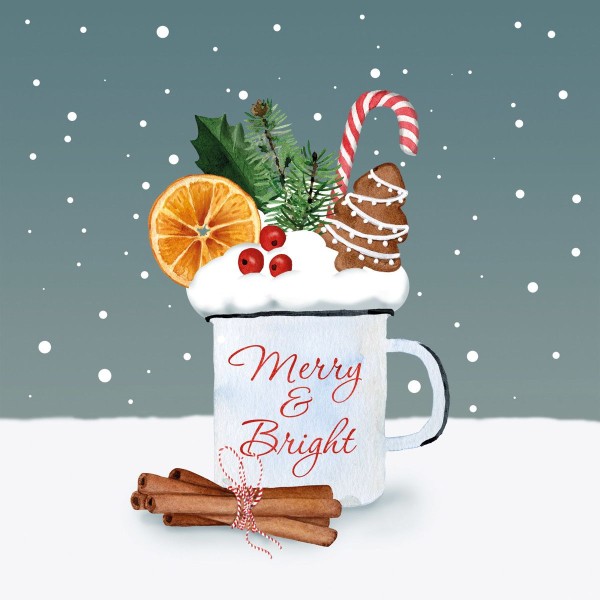 Merry & Bright Lunch Napkins 33x33 cm