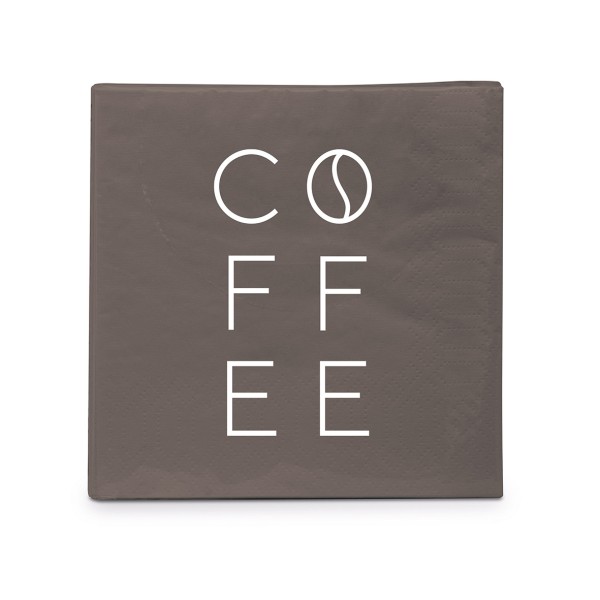 Coffee Cocktail Napkins 25x25 cm