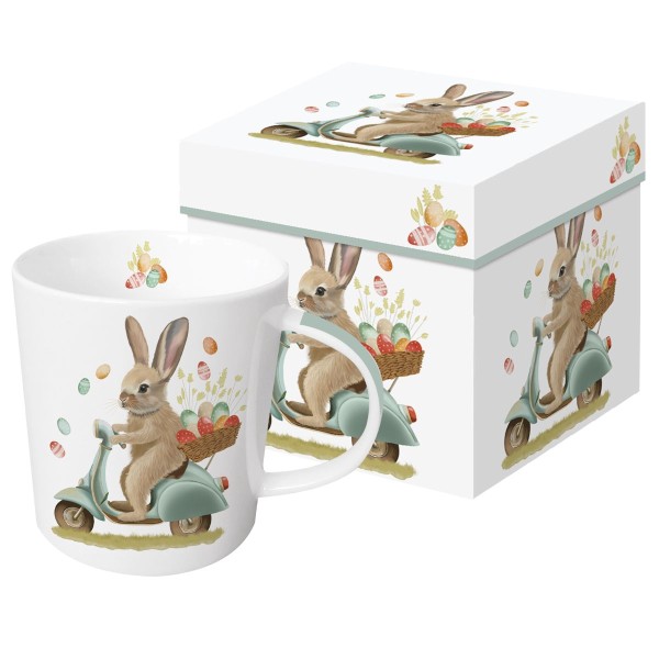 Bunny Dash Mug in gift box New Bone China 400 ml