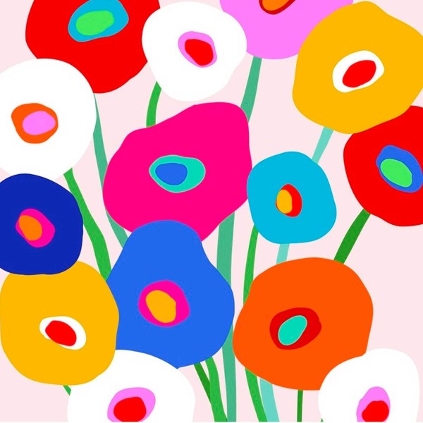 Super Bloom Lunch Napkins 33x33