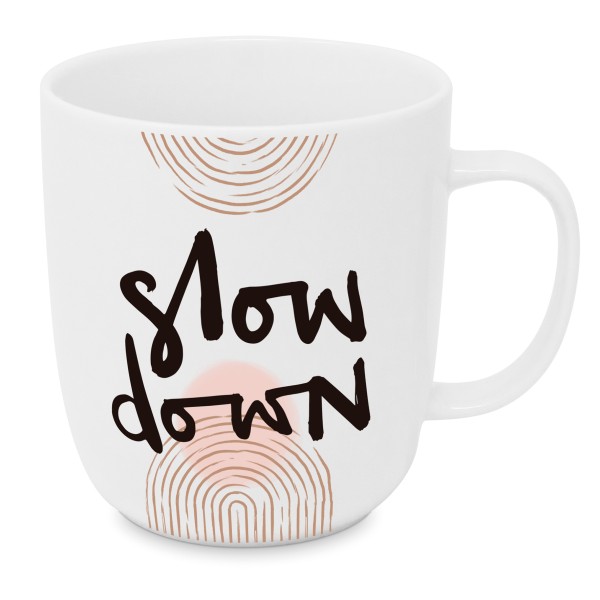 Slow down Trend Mug 2.0 New Bone China 400ml