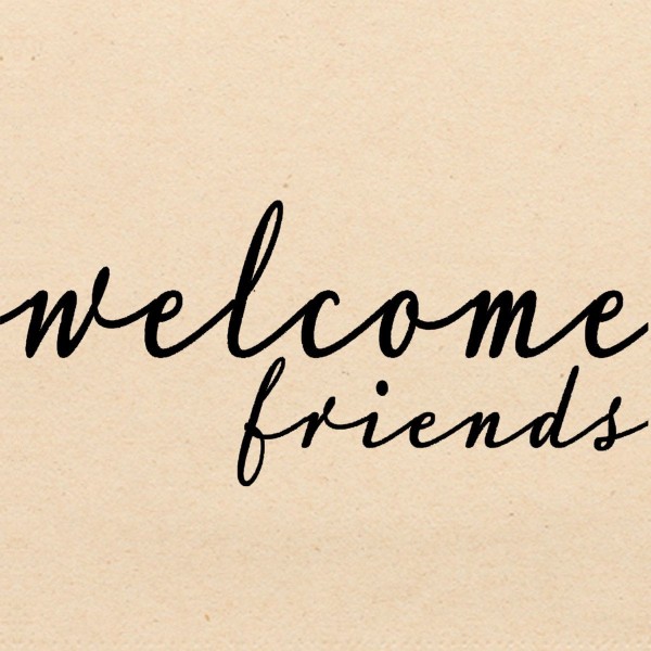 Friends black eco Lunch Napkins 33x33