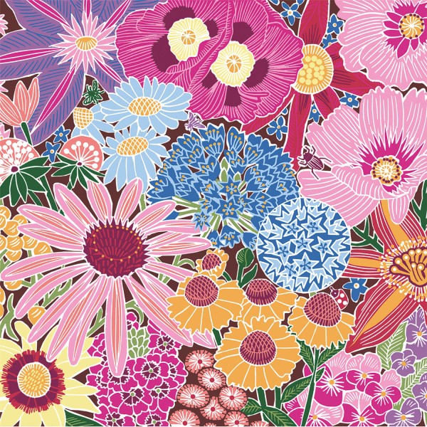 Flower Burst Lunch Napkins 33x33 cm