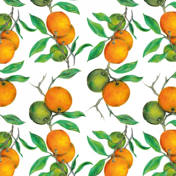 Beautiful Oranges Lunch Napkins 33x33 cm