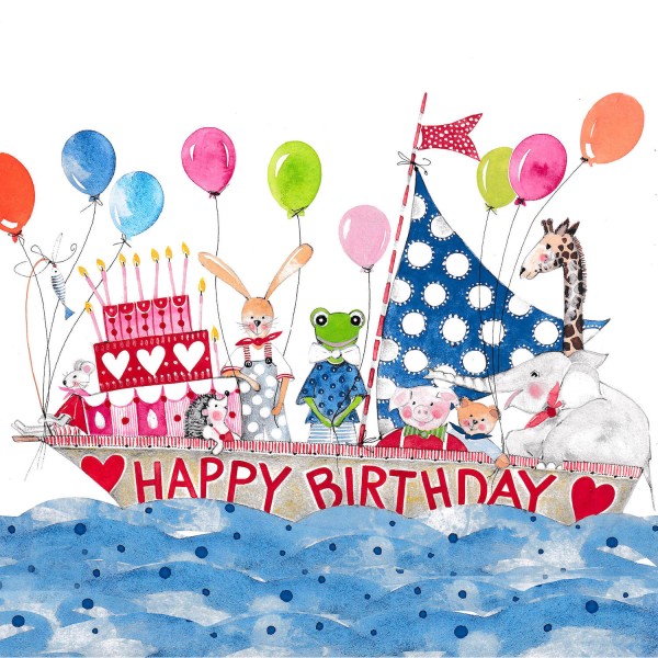 Kid Boat Lunch Napkins 33x33 cm