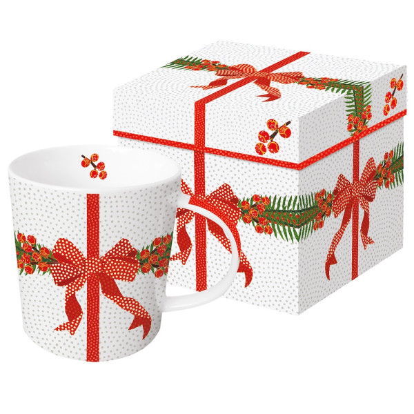 All wrapped up Mug in gift box New Bone China 400 ml