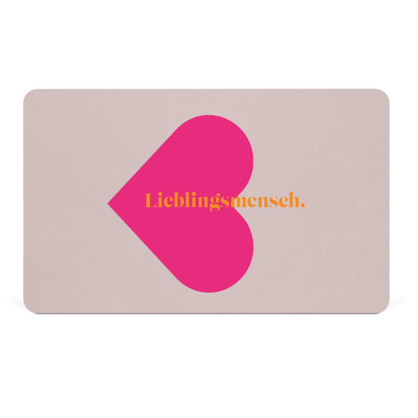 Lieblingsmensch pink Tray