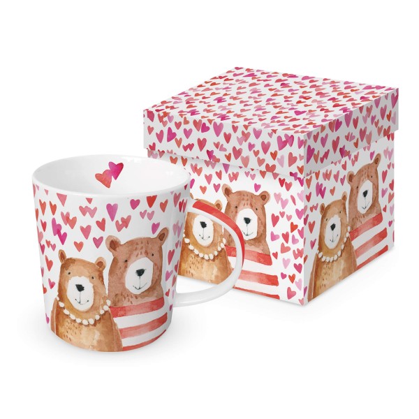 Love Bears Mug in gift box 350ml New Bone China
