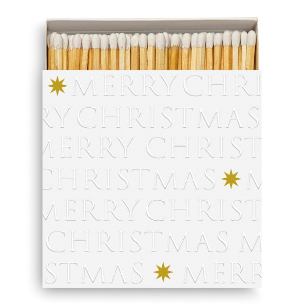 Christmas embossed pearl 120 matches