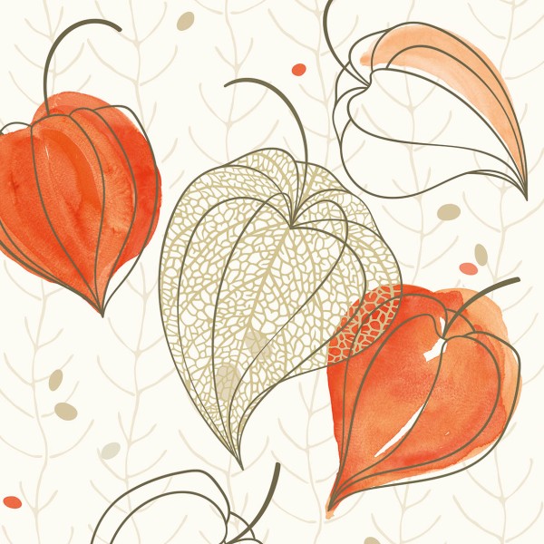 Autumn Shine beige Lunch Napkins 33x33