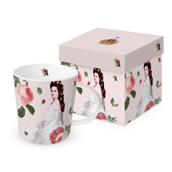 Sisi Trend Mug in a matching square gift box 350ml New Bone China