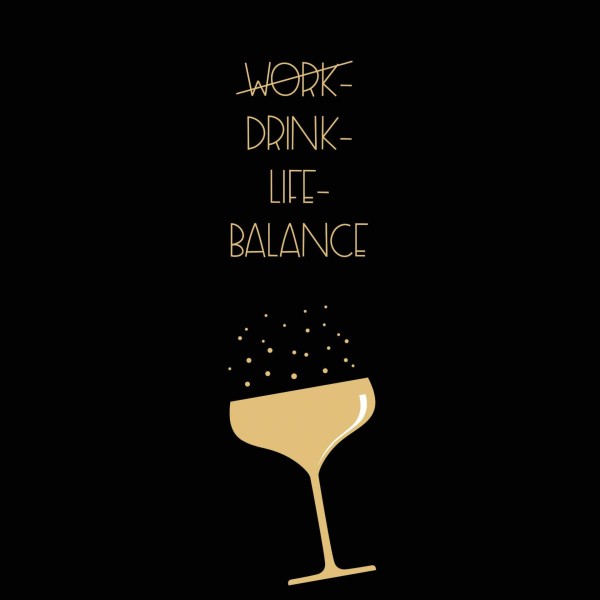 Drink-Life-Balance Cocktail Napkins 25x25 cm