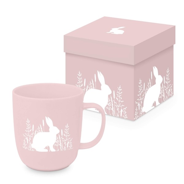 Pure Easter rose Mug matte in gift box 350ml New Bone China