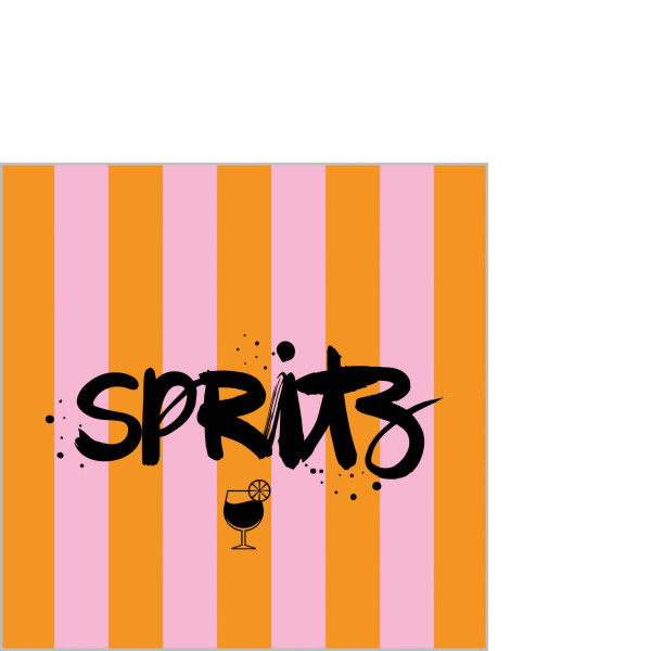 Formart Spritz Cocktail Napkins 25x25 cm