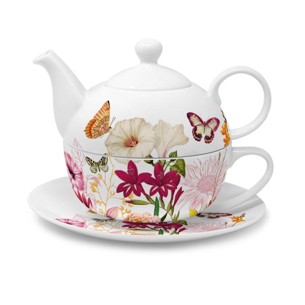 Illusion Tea 4 One Set in gift box Bone China