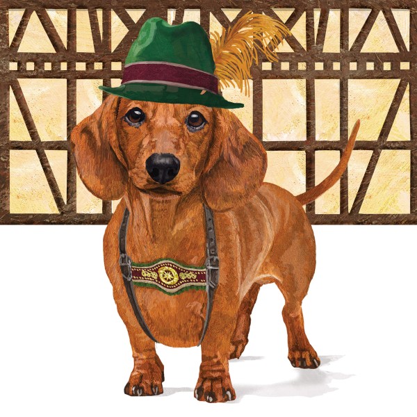 Schnitzel Lunch Napkins 33x33 cm