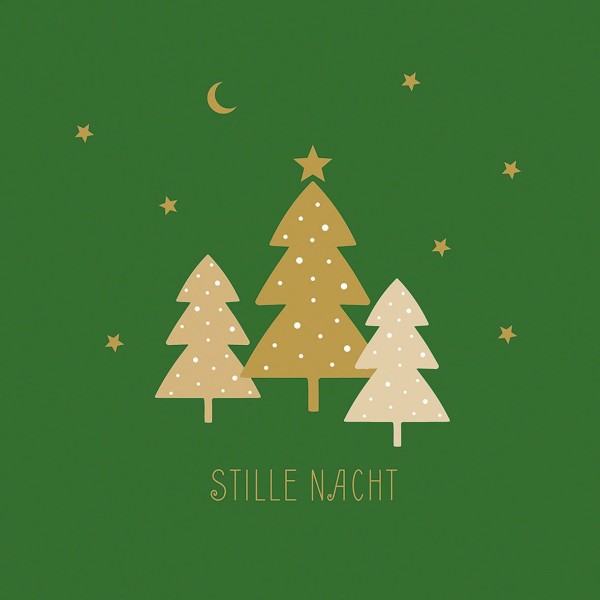 Stille Nacht grün Lunch Napkins 33x33 cm