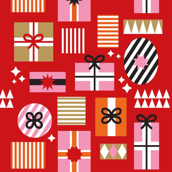 Gift Collage Lunch Napkins 33x33 cm