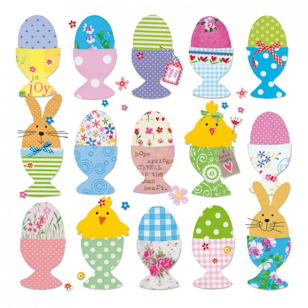 Easter Eggs Lunch Napkins 33x33 cm
