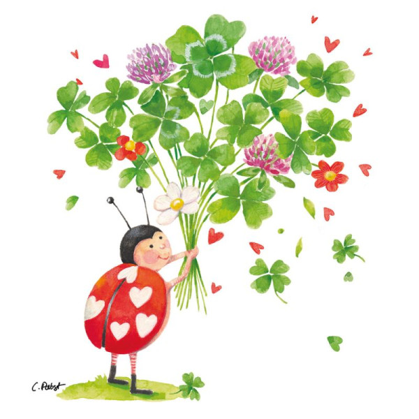 Lucky! Lunch Napkins 33x33 cm