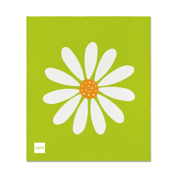 Happy Flower dishcloth