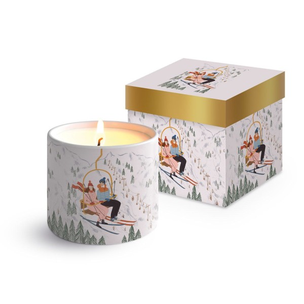 Zermatt Candle in Fine Bone China jar and gift box