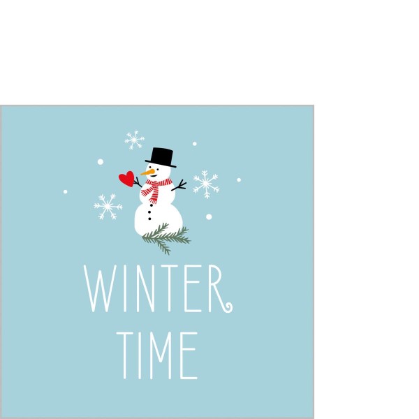 Winter Time Cocktail Napkins 25x25 cm