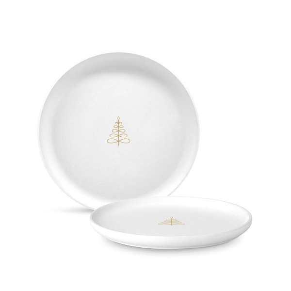 Pure Mood gold Plate matte, New Bone China Ø 21cm