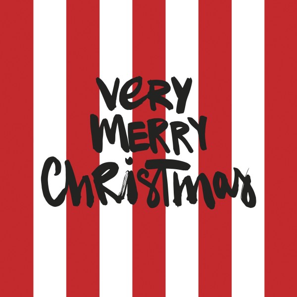 Very Merry Christmas Lunch Napkins 33x33 cm