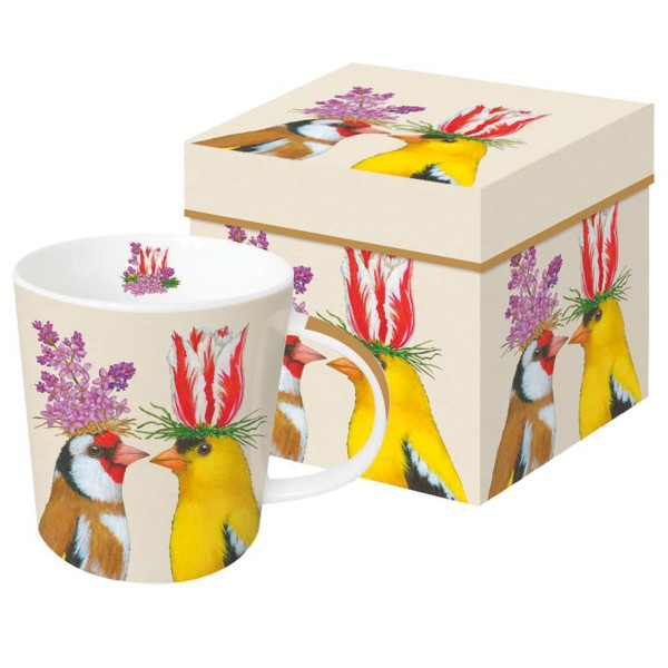 Spring Romance Mug in gift box New Bone China 400 ml
