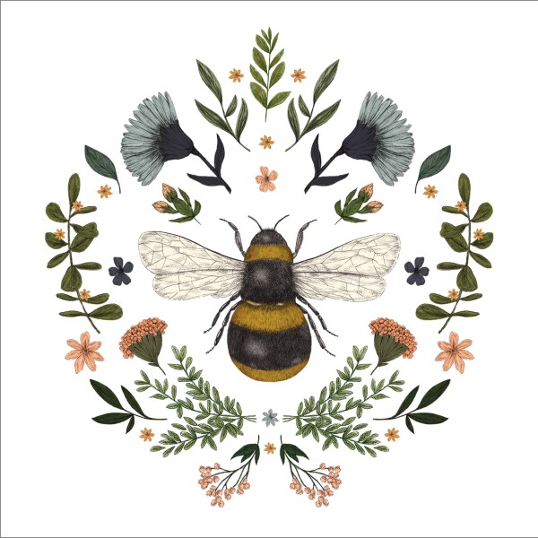 Secret Bee Lunch Napkins 33x33 cm