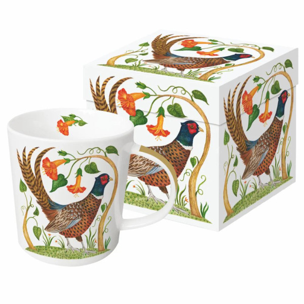 The Princely Pheasant Mug in gift box New Bone China 400 ml
