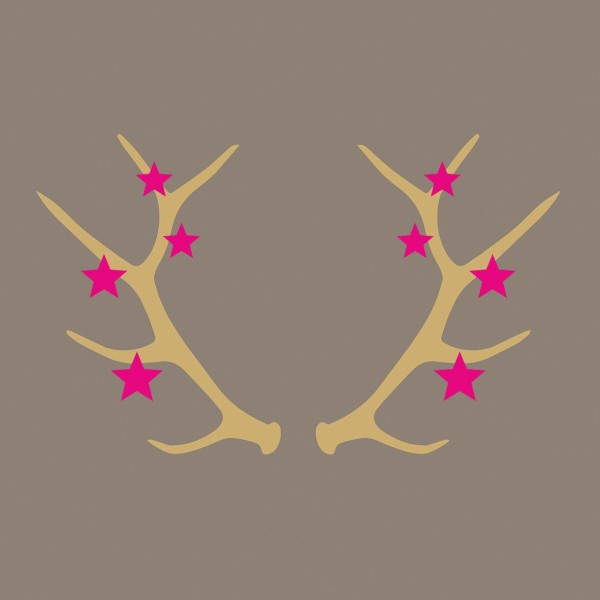 Winter Antler brown Napkins 33x33 cm