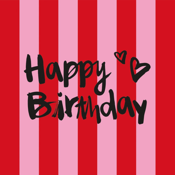 Formart Birthday Napkins 33x33 cm