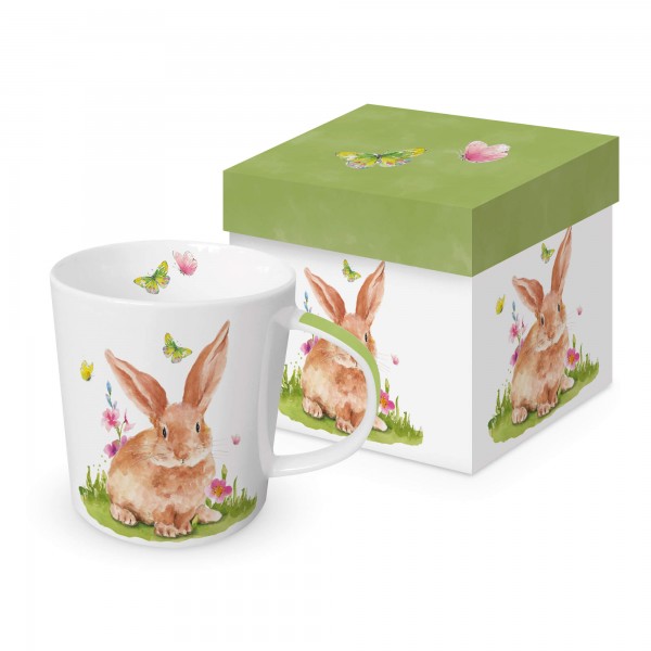Mr. Rabbit Trend Mug in a matching square gift box 350ml New Bone China