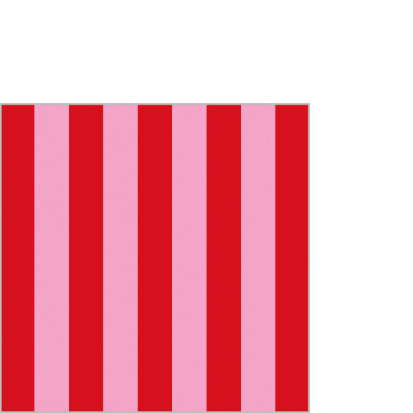 L12 red+pink Cocktail Napkins 25x25 cm