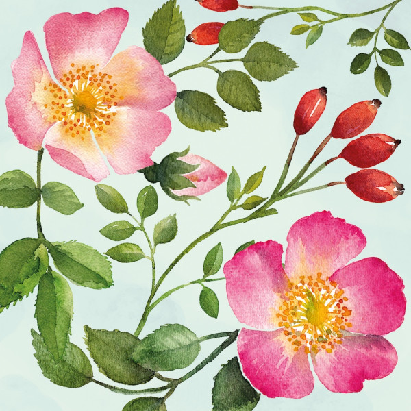 English Rose Napkins 33x33 cm