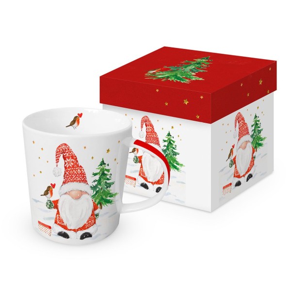 Christmas Buddy Mug in gift box New Bone China 400 ml