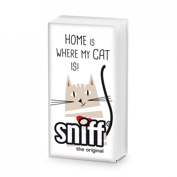 Home Cat Sniff Tissue
