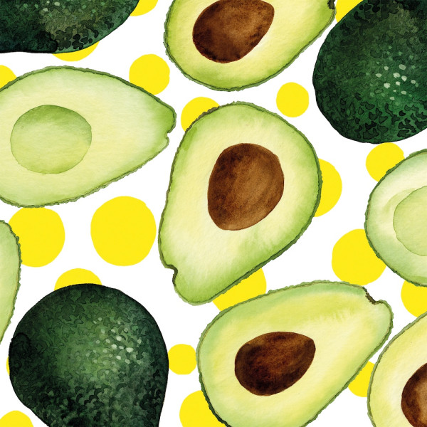 Avocado & Dots Napkins 33x33 cm