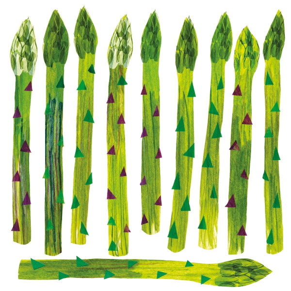 Asparagus Napkins 33x33 cm