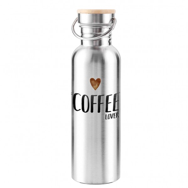 Coffee Lover Stainless Steel Bottle 750ml