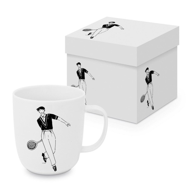 Atelier Tennis Mug matte in gift box 350ml New Bone China-Copy