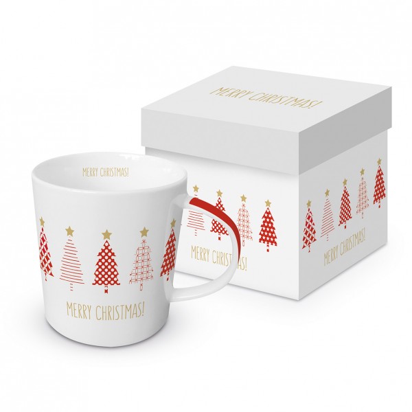 Tree Parade real gold Mug in gift box 350ml New Bone China