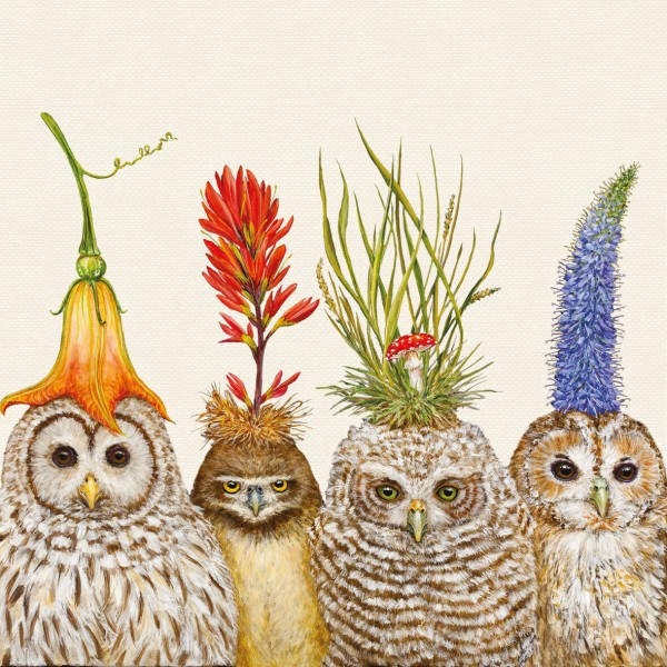 Big Hat Night Lunch Napkins 33x33 cm